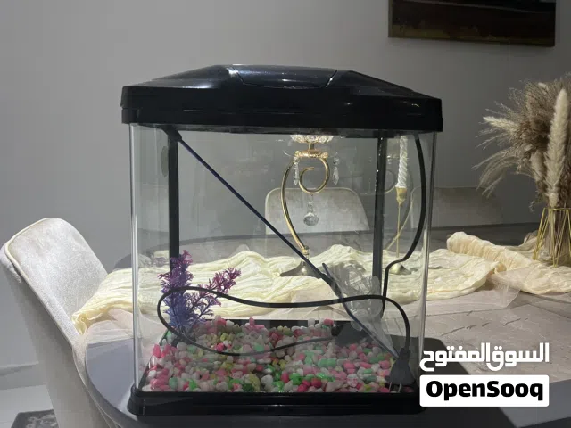 حوض سمك بحاله جيده جداً