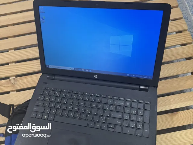 Hp black laptop