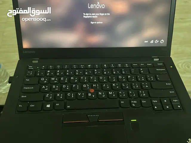 للبيع لابتوب لينوفو ThinkPad T470 بمواصفات عالية، مع معالج i5 وهاردسك SSD 250G