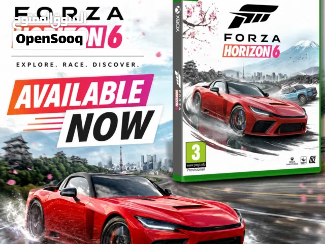 Xbox series Game horizon forza6 Cd in Stock
