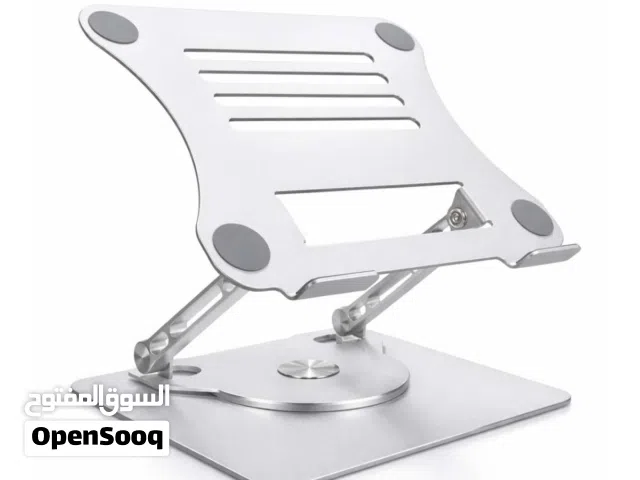 360 Degree Rotating Efficient Heat Dissipation 17.3" Metal Laptop Stand V8.1 قاعدة لاب توب معدنية