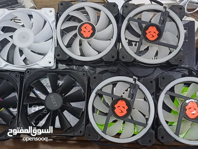 مراوح تبريد RGB وNZXT نظيفة للبيع