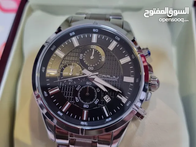 CRRJU Chronograph watch stainless steel