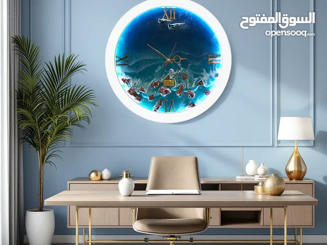ساعة فاخرة من ريزين الإبوكسي