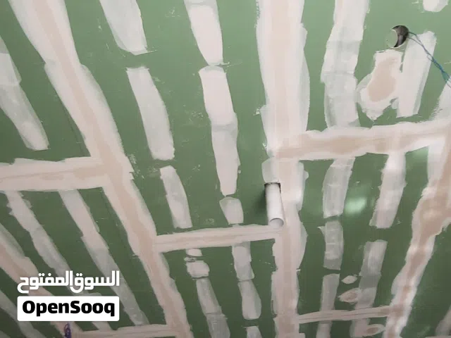 عمل الديكورات والصبغ