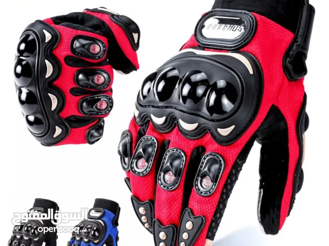 Gants de moto Pro-biker respirants avec protections en caoutchouc antidérapants