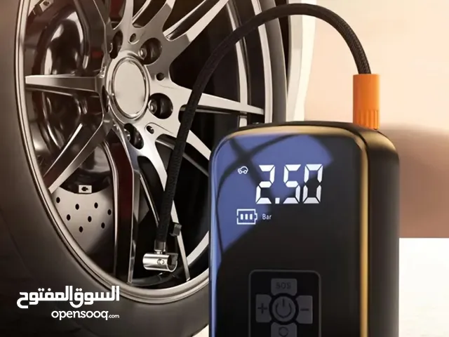 منفاخ اطارات جديد للسيارات والدراجات Portable air compressor for car/bikes tires