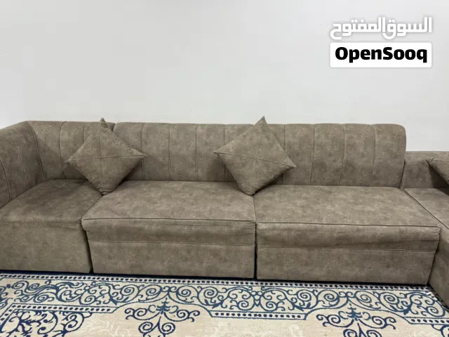 7‐Seater Brown Sofa Set – Less Used  Urgent Sale