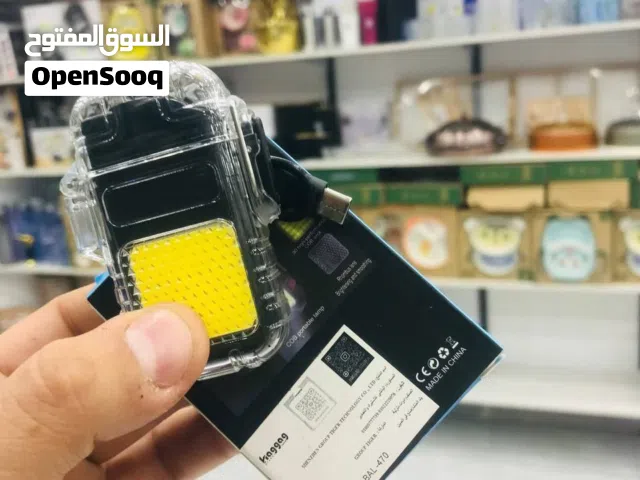 كشاف ولاعه الكترونيه ميداليه كشاف ليد 3مستويات+ ولاعة