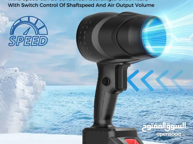 منفاخ الهواء التيربو المحمول Mini Turbo Jet Blower يدعم الشحن السريع عبر منفذ Type-C  قوة أداء عالية