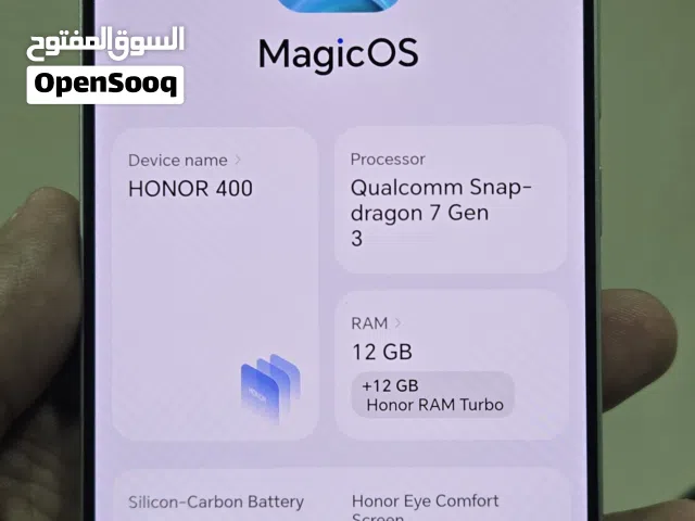 Honor 400 5G 256/12GB Ram