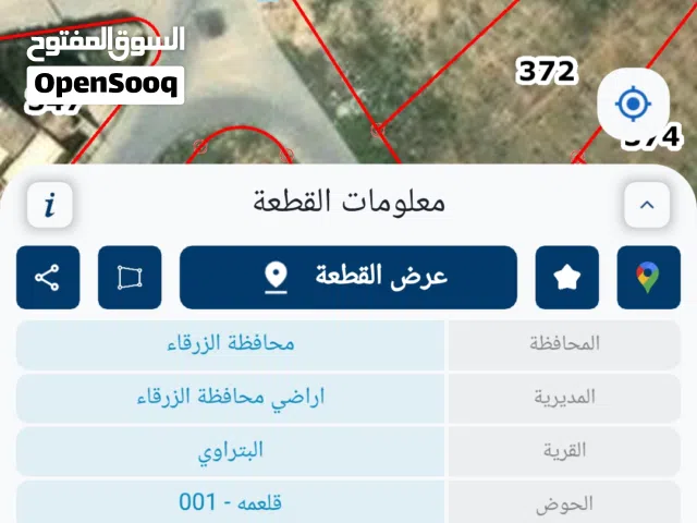 قطعة أرض مميزة في السخنة قرب البلدية للبيع