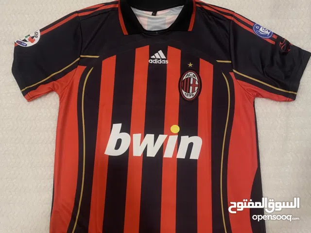 AC Milan Maldini #3 Jersey  Vintage Football Classic  Only 70 DHS!