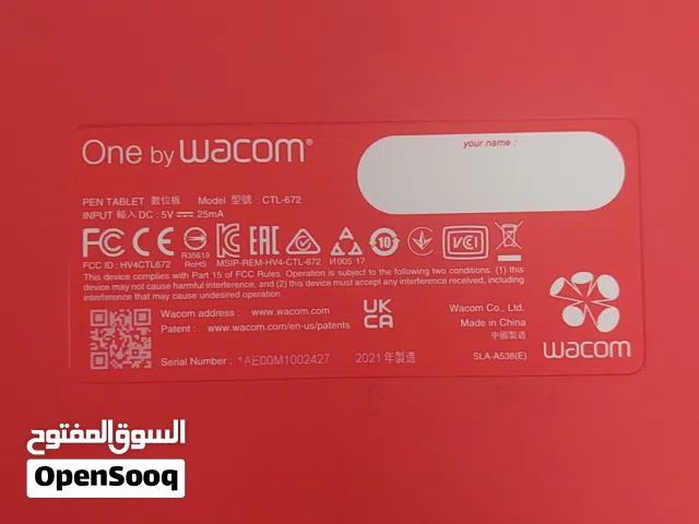 تابلت واكوم مستخدم (استخدام بسيط جدا) للبيع مع اغراضه