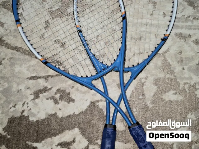 Pair of SJW Conquest Tennis Rackets with Bags