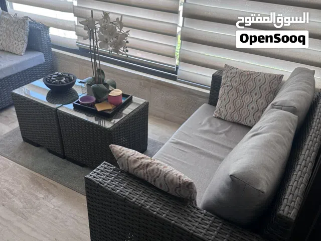 طقم رتان للبرنده لون سكني