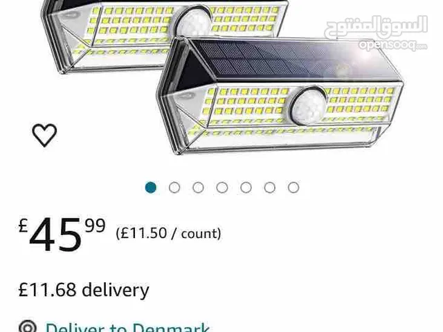 مصابيح على الطاقه الشمسيه امزون السعر خاص