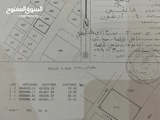 ارض في ديل عبدالسلام مخطط 159 وسط المنازل