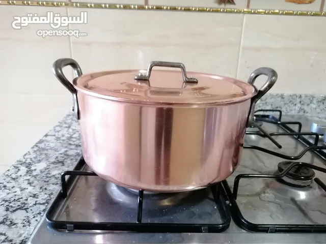 طنجرة نحاس أحمر صنع فرنسي
