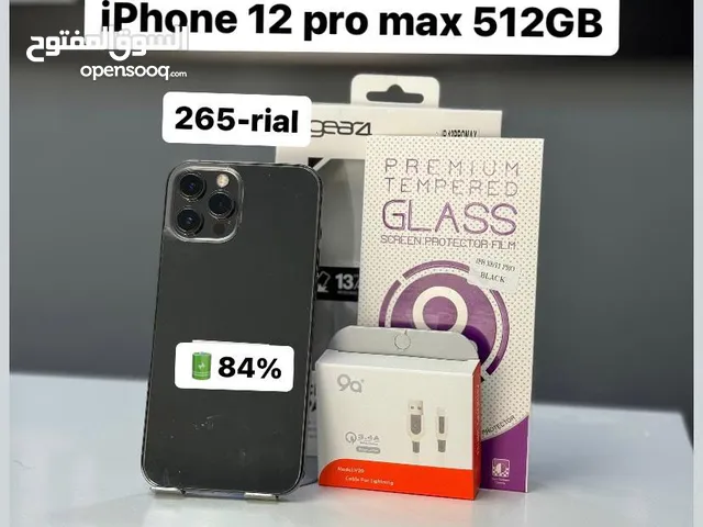 iPhone 12 Pro Max -512 GB - Amazing and great - with cover cable and screen protector