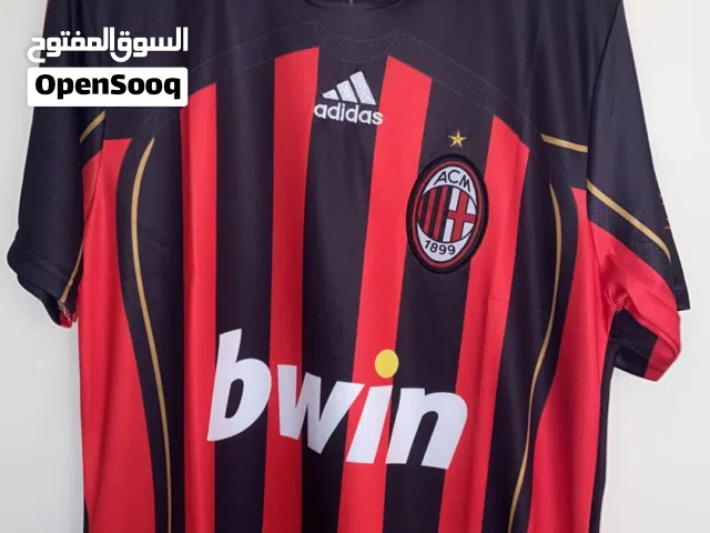 MALDINI AC MILAN HOME RETRO FOOTBALL JERSRY