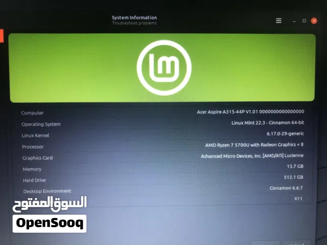 Linux Acer for sale  in Amman