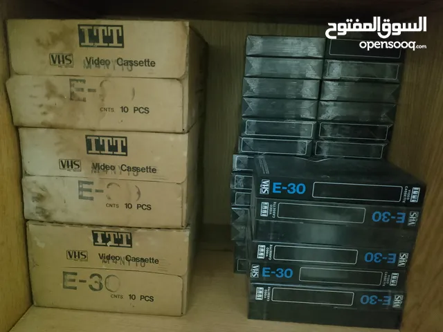 شرائط فيديو فارغة جديده زيرو لم تستخدم من قبل العدد63شريط للبيع