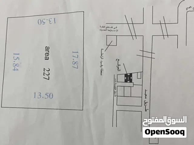 ارض للبيع عين زارة أربع شوراع علوي