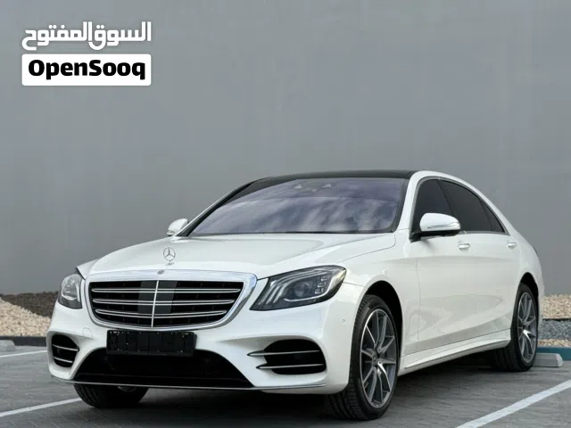 Mercedes-Benz S560 2018 – فل أوبشن خليجي صبغ وكاله  قمة الفخامة والأداء
