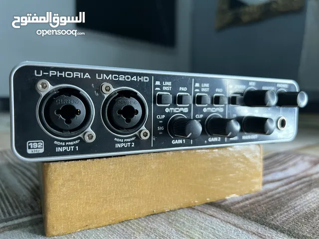 كارت صوت من شركة Behringer كلش نضيف المكان بغداد الشعب السعر 175الف