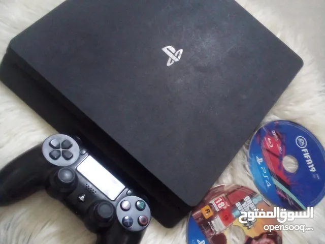 PS4 Slimg1000 مش امهكر تحديث الاخير 12.50 العاب GTA 5 FIFA 19 للبيع على 1200