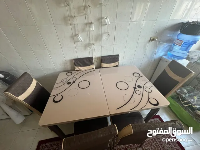 طاولة سفرة 6 مقاعد ، سيكوريت