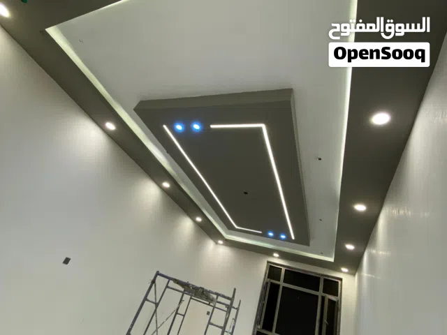ديكوات مودرن جبس بورد بديل الرخام معرض بلازما سحب معجون سقوف ثانوية قواطع جبسية