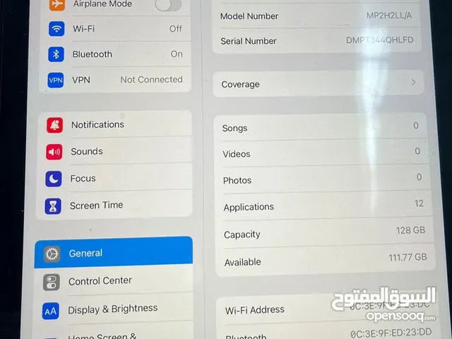 Apple iPad 128 GB in Abu Dhabi