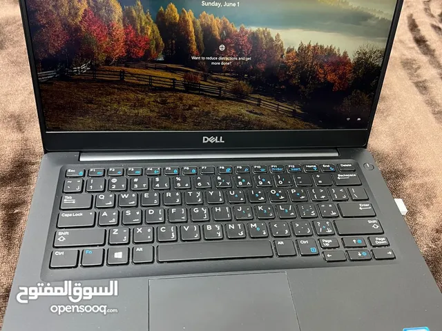 لابتوب Dell Latitude 7390 i7 ميني حجم رائع شاشة لمس – شبه وكاله تب نظافه استعمال قليل وشخصي