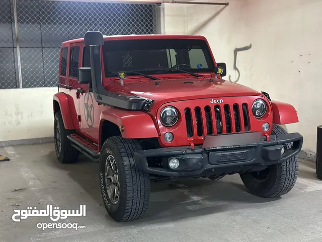 Jeep Wrangler Rubicon GCC  Original paint جيب رانجلر روبيكون خليجي صبغ وكالة