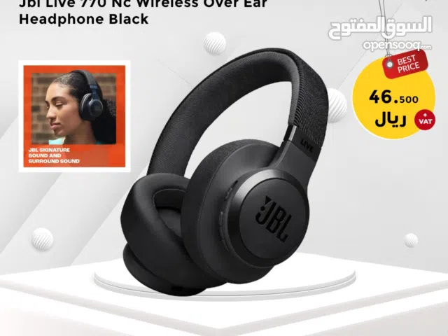 JBL Live 770NC - Wireless Over-Ear Headphones with True Adaptive Noise Cancelling with Smart Ambient