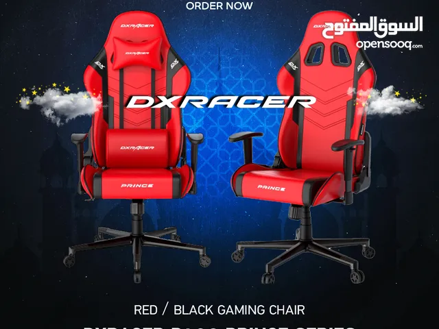 DXRACER P132 Prince Red/Black Gaming Chair - كرسي جيمينج باللون الاحمر و الاسود !