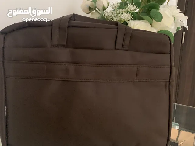 حقيبة بنية للعمل-لللابتوب brown bag for working -laptop