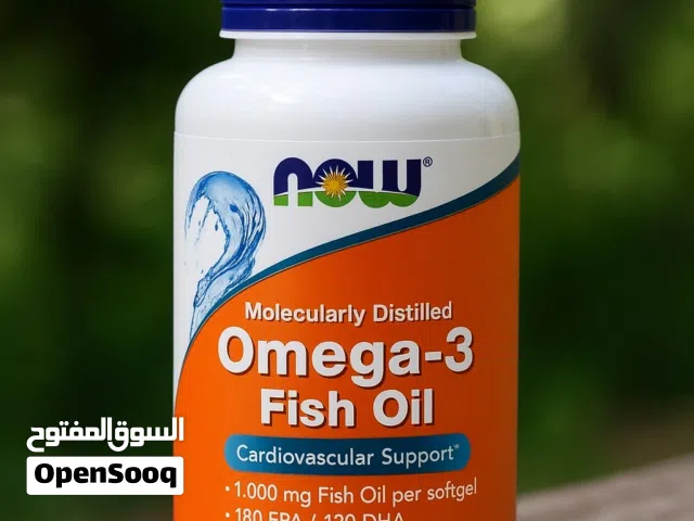 أوميغا 3 زيت السمك 100 كبسولة هلامية  Omega 3 Fish Oil 100 Softgels