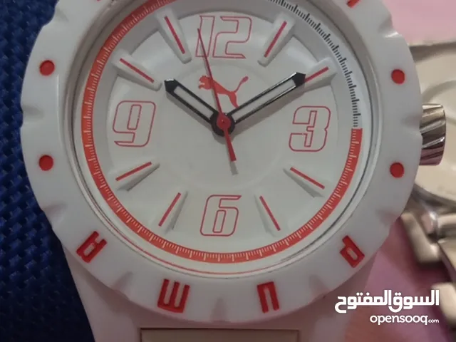 ساعة بوما أصلية حجم جامبو للبيع بسعر مناسب جدا شبه جديدة puma watch