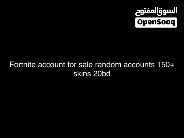 Fortnite account for sale random account  150+ skins og