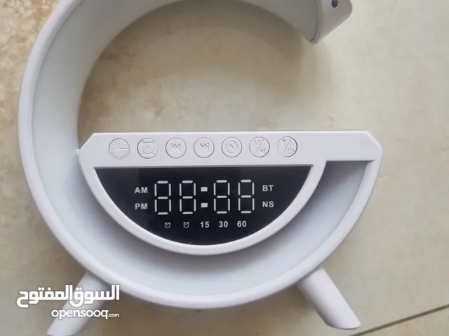 Bluetooth speaker,wirelesscharger,clock