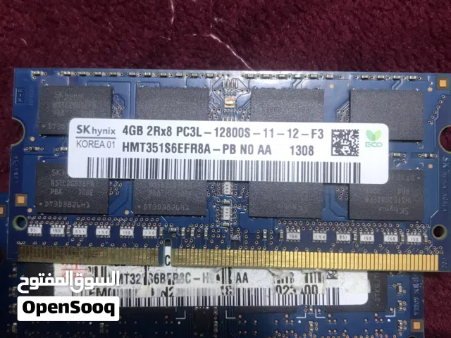 رامات لابتوب DDR3 + قطع لابتوب كاملة