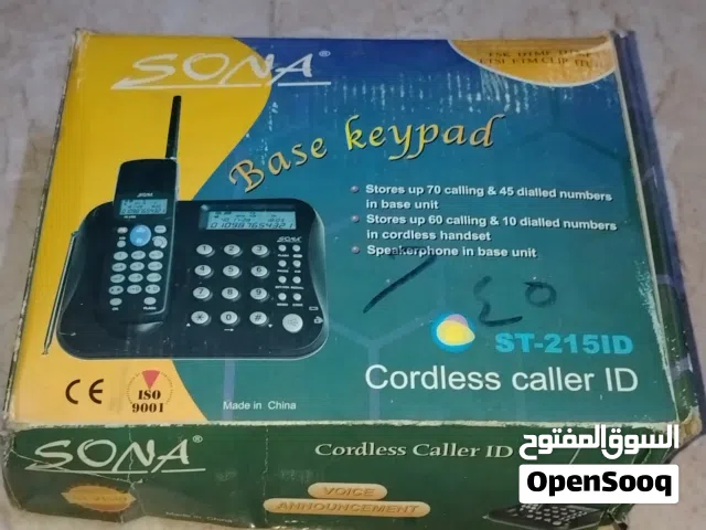 للبيع هاتف Panasonic لاسلكي أصلي  صناعة يابانية هاتف باناسونيك لاسلكي موديل KX-T4040BX بحالة جيد