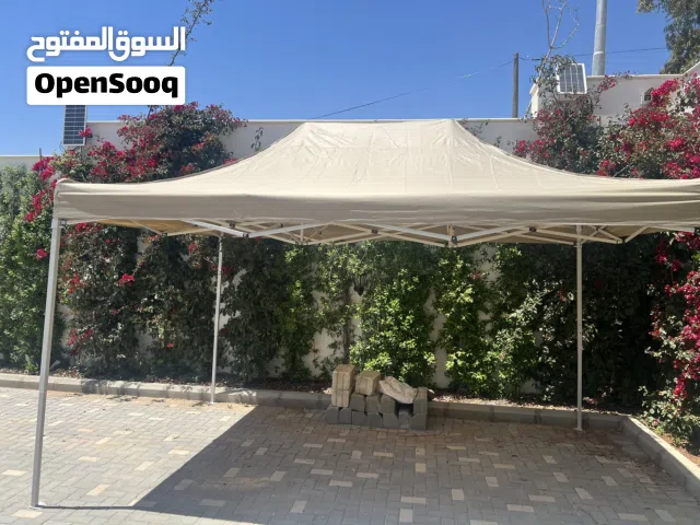 مظلة خيمة كازبو شمسية للسيارات للمحلات للمزارع مقاس 4.5*3 متر ك أربع رجلين 95 دينار