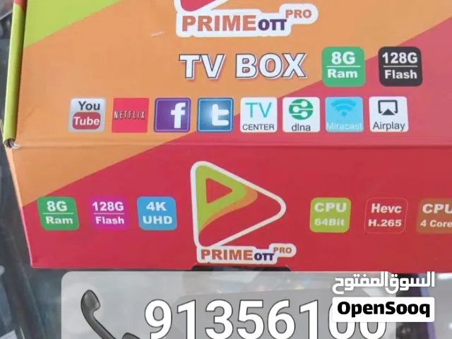 All types of tv receivers available with one year channels subscription, Iptv,Prime pro, Airtel,Dish