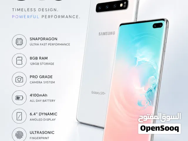 Samsung Galaxy S10 Plus 128GB 8GB RAM Snapdragon Prism White Unlocked Dual SIM – Good Condition