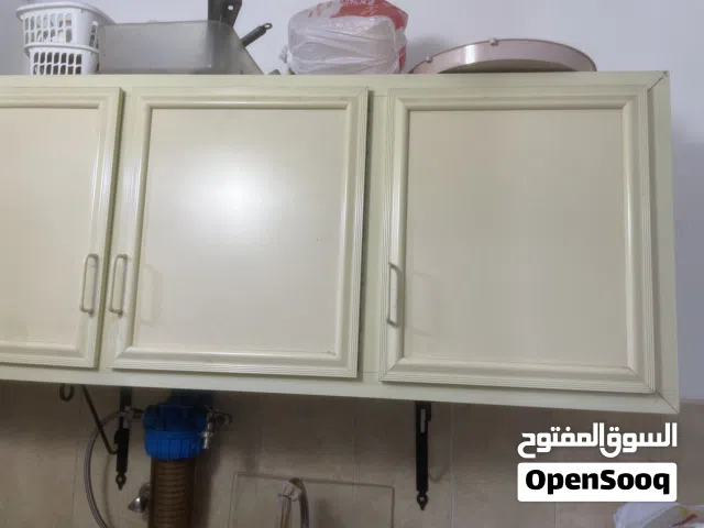 three pieces of cupboard top and three pieces without sink