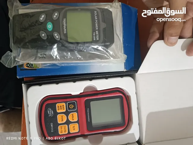 Solar power meter Thermo meter